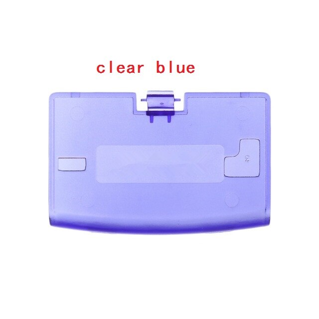 Battery Cover Case Back Door Part for Nintendo Gameboy Advance GBA: clear blue