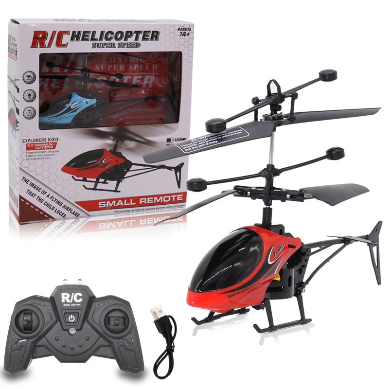 Mini QF810 2CH Rc Helikopter Schorsing Speelgoed Met Led Licht Voor Clildren Verjaardag Kerstcadeau Ondersteuning