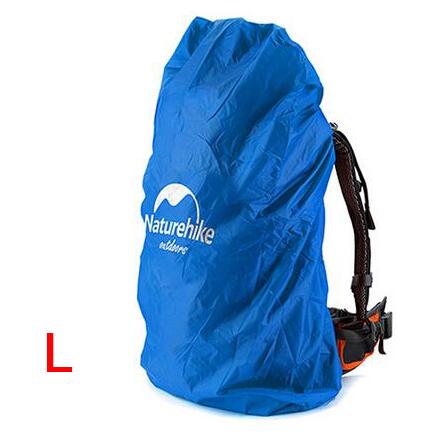 Naturehike väskskydd 20 ~ 30l vattentätt regnskydd för ryggsäck camping vandring cykling skolryggsäck bagageväskor dammskydd: Blå  l 50-75l