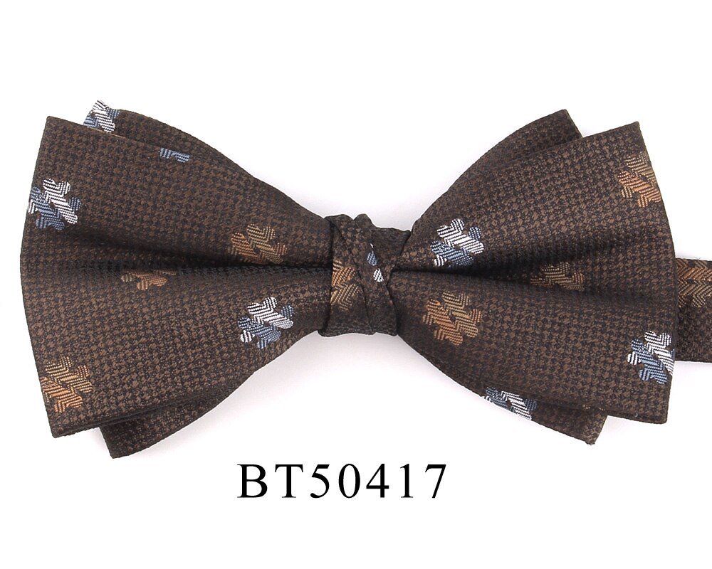 Pajarita Floral para hombre y mujer, corbatas de Cachemira para adulto, trajes para hombre, pajarita para , boda, pajaritas con patrón de animales: BT50417
