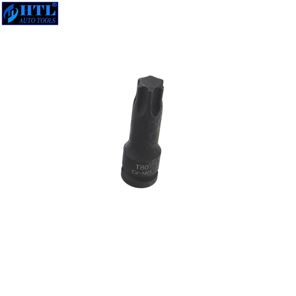 1Pc 1/2 Impact Torx Trx-Ster Socket Bit Set T50 T52 T55 T60 T70 T80 T90 T100: T80