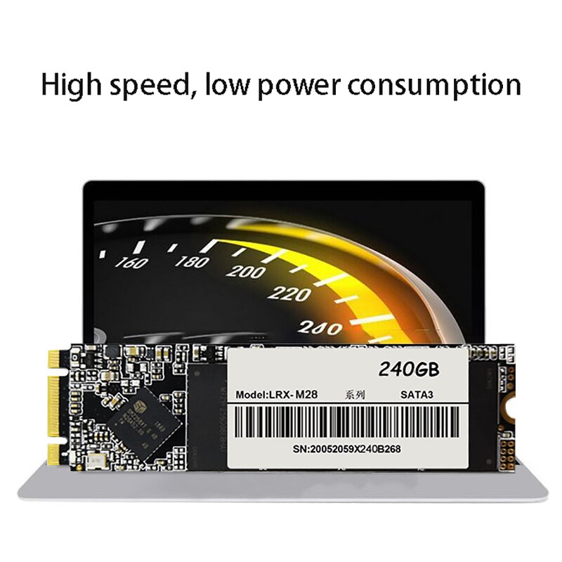 240GB NGFF M.2 SSD 2280 SATA3 Interface Solid State Hard Drive, Suitable for Desktop/Laptop Universal Hard Drive