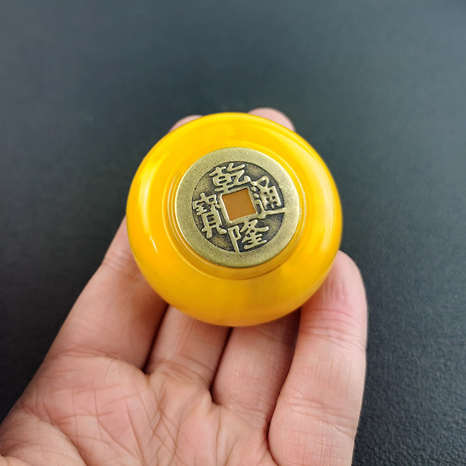 Fidget Speelgoed Popit Hoogwaardige Messing Coppercoin Handvat Otating Decompressie Handleiding Vingertop Top Игрушки Stress Speelgoed Антистресс