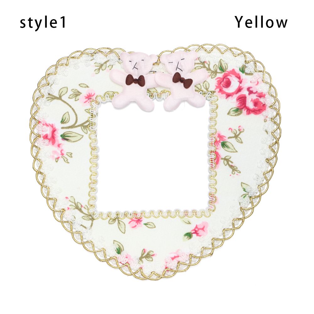 Lace Modern Home Decor Light Socket Decoration Switch Wall Stickers Switch Protective Cover Switch Socket Sticker: Yellow-style1
