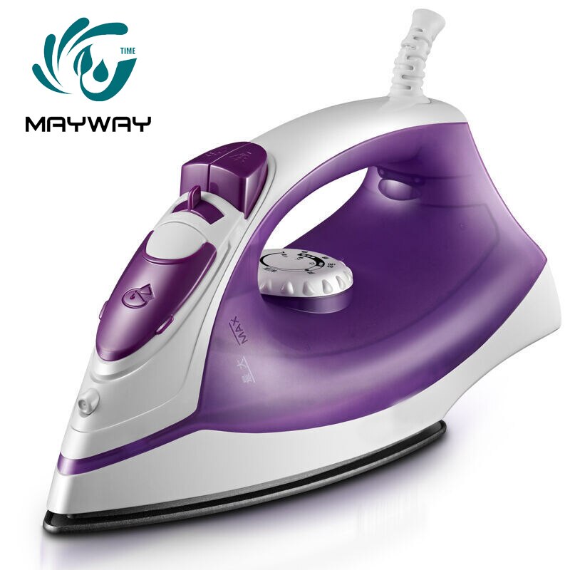 1100W poche vêtement vapeur fer à repasser MINI 200ML fer vêtements nettoyage vapeur brosse semelle température réglable: ZG-Y107-pruple