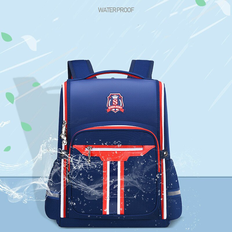 Geeignet für sterben klassen 1-9 freundlicher Orthopädische Schule Rucksack Schule taschen Für jungen Wasserdichte Rucksäcke freundlicher Schulranzen Schoolbgs