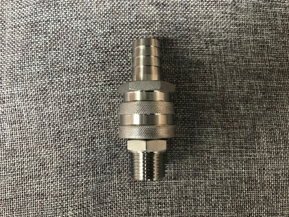 homebrew Hoge Flow Rvs Quick Disconnect 5/8 "Slangtule Set, Homebrew Fitting, Brewer Hardware