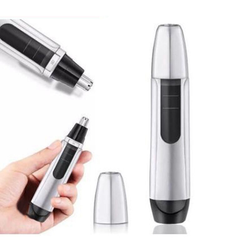 AD-Rechargeable Electric Washable Nose Ear Hair Trimmer & Shaver Clipper