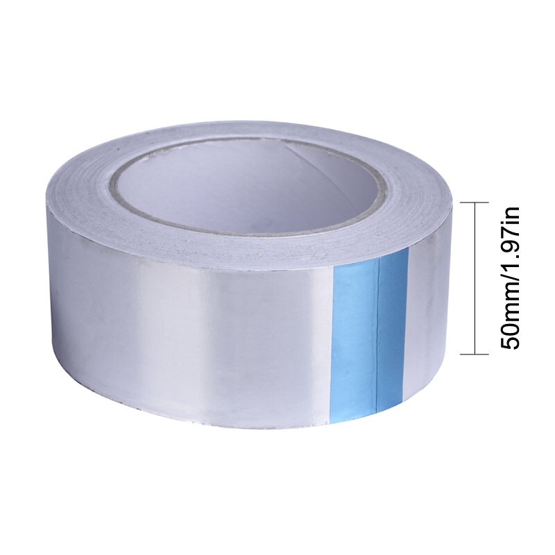 40m Aluminium Foil Tape BGA Heat-resistant Foil Tape High Temperature Resistant Foil Adhesive Tape: Blue