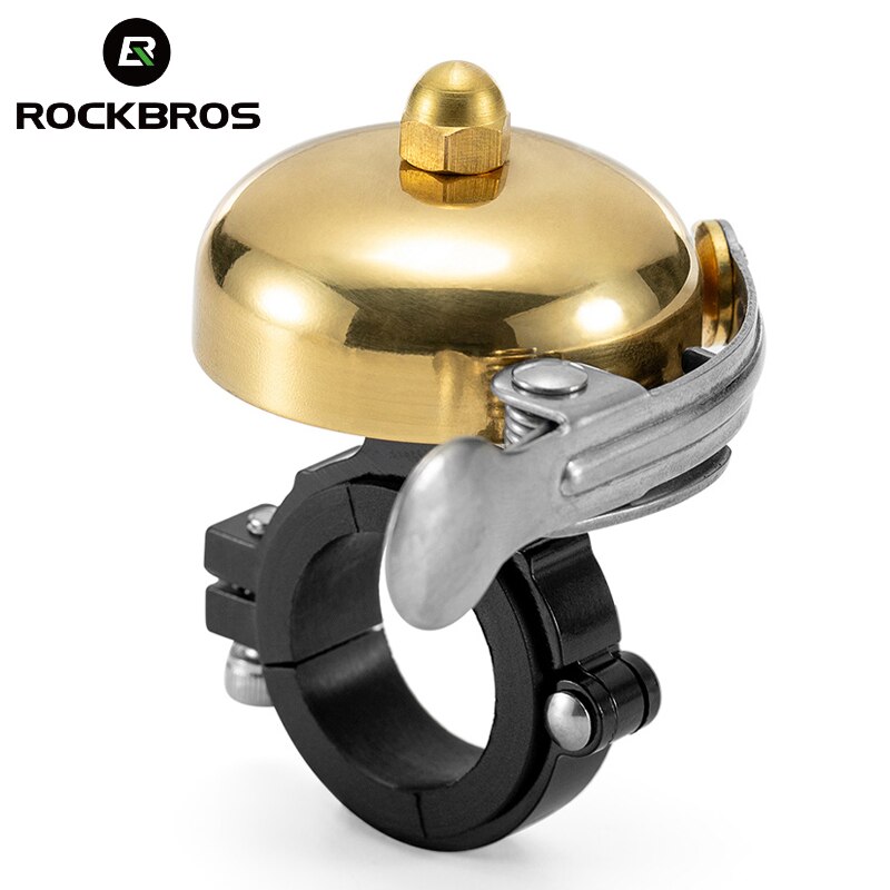 Rockbros Fietsbel Aluminium Gewone Klassieke Stuur Bike Bell Fietsen Ring Geluid Mtb Racefiets Hoorn Fiets Accessoires