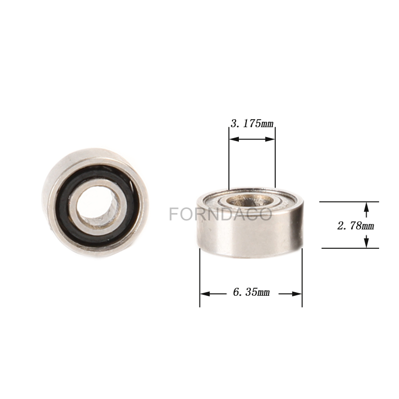 10/5 Uds rodamientos dentales de alta velocidad para Sirona WH SR144TLZWN tamaño 3.175x6,35x2,78mm cartucho de turbina Rotor rodamiento bola de cerámica