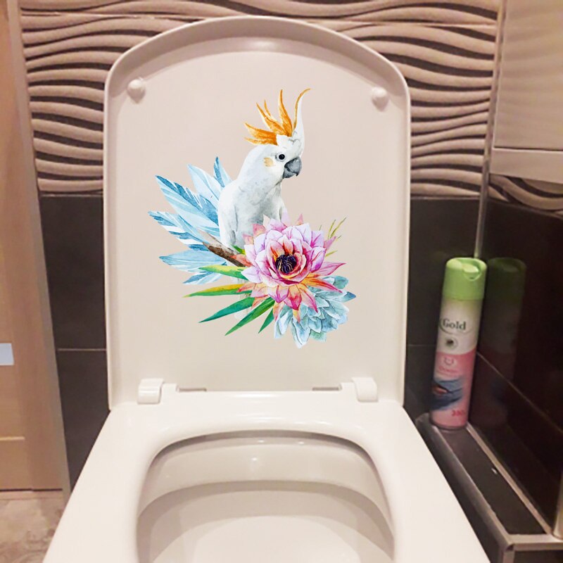 Wc Sliding Sticker ZTTZDY 20.9CM×26.1CM Classical Ink Painting Home B... – Grandado