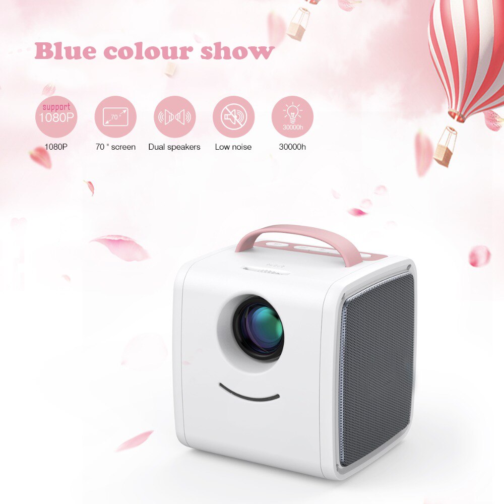 Mini proyector de educación infantil OLOEY proyector portátil full HD 1080p Led smart television juguete para niños para de Año