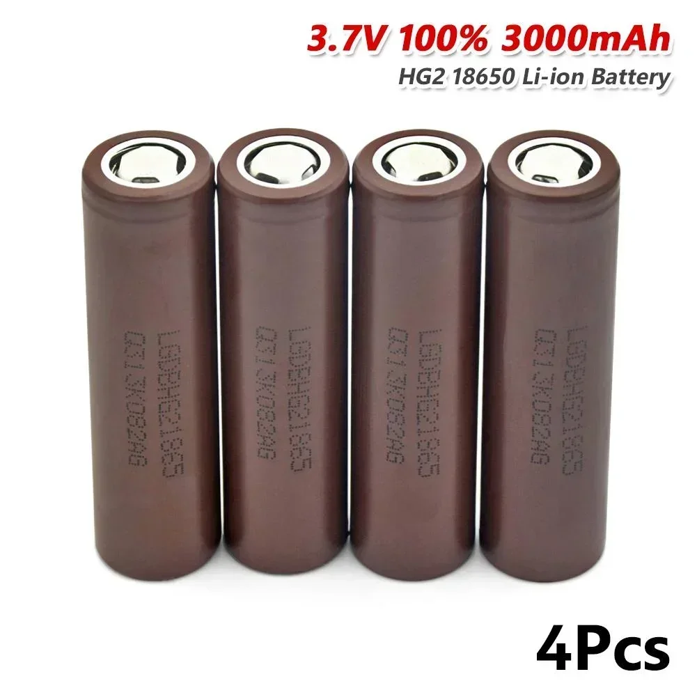 Hg2 18650 100 % neuer Original-3000-mAh-Akku 18650 Hg2 3,7 V Entladung 20 A Spezieller wiederaufladbarer OHg2-Akku 18650-Akku: WHITE