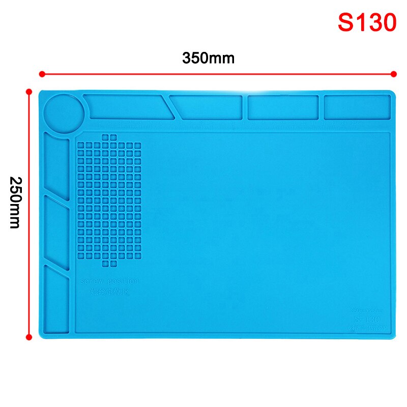 Heat Insulation Working Mat Soldering Station Iron Phone Computer Repair Mat Heat-resistant Insulator Platform: s130