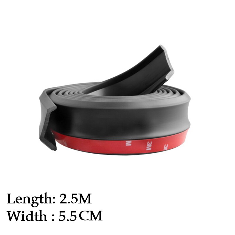 Car Bumper Lip Front Spoiler Skirt Deflector For Proton Persona 2007 Tune Car Modified Body Kit VIP Hella Flush Lips: Black