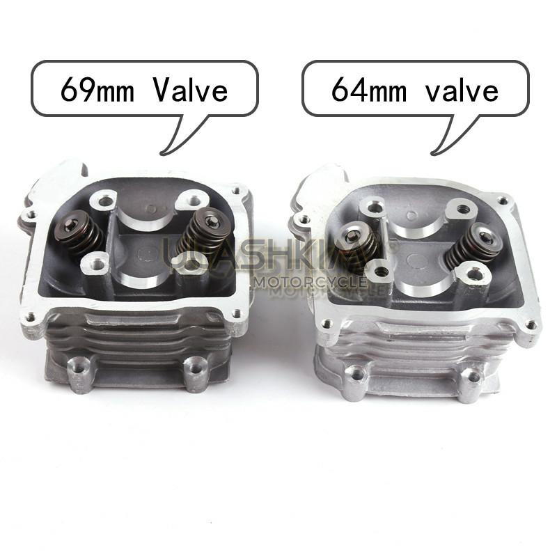 Head Performance GY6 50 80 100 Chinese Scooter Moped 4 Stroke 139QMB 137QMA Cylinder Kit Head Assembly 64mm valve or 69mm valve