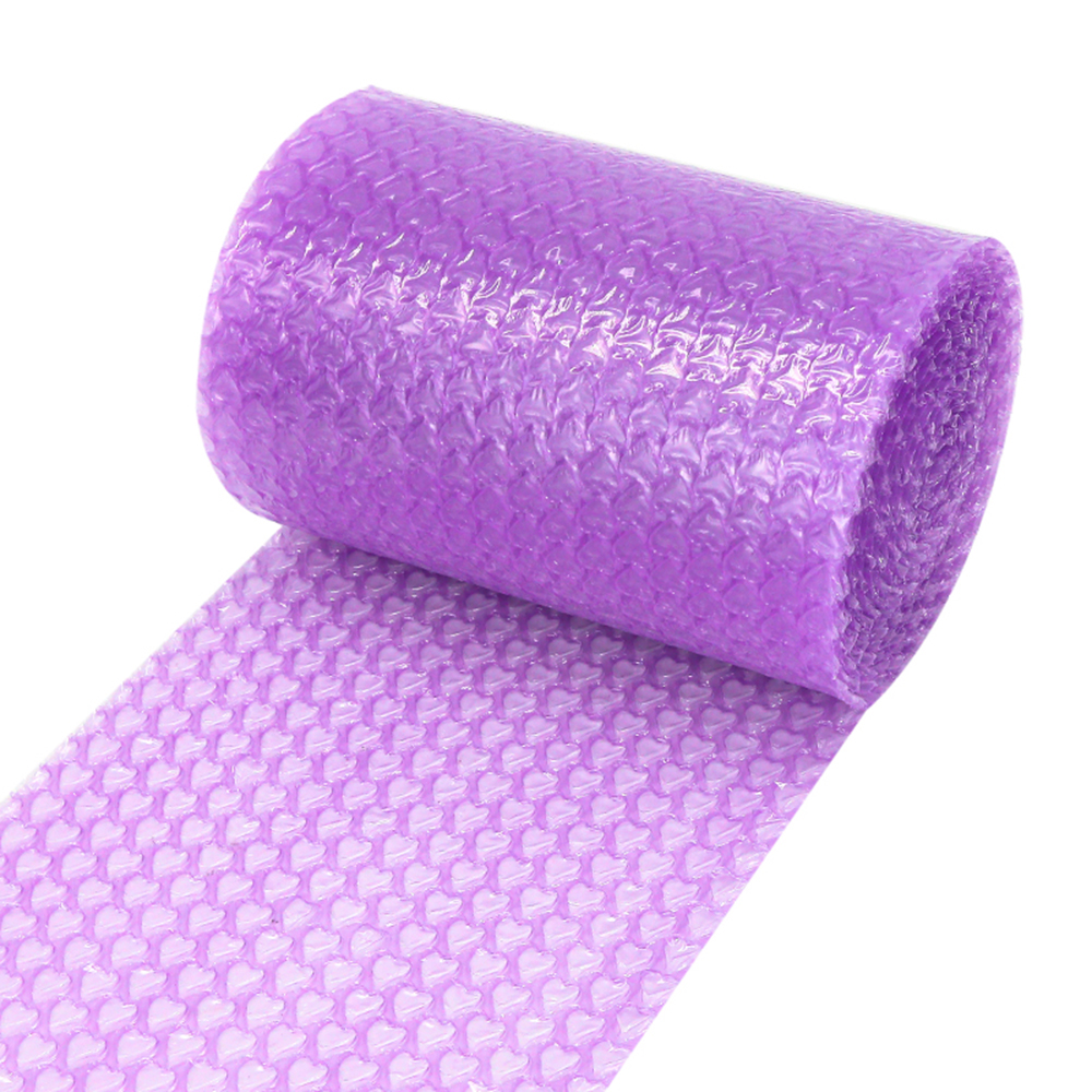 20cmx5 Meters Pink Blue Lovely Heart Shape Bubble Wrap Shockproof Package For Box Fragile Glass Goods Pack Party Decor: Light Grey