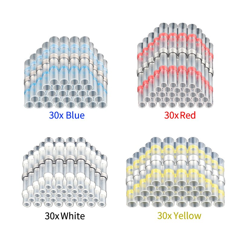 Wire Stripper adjustable stripping Automatic cable cutting Pressing Plier Terminal Cable Cutter decrustation pliers Hand Tool: Set2 120pcs