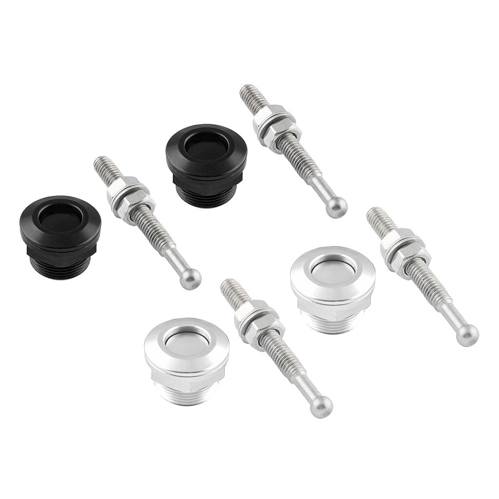 4Pcs Stainless 7/8 inch Push Button Quick Release Hood Pins Lock