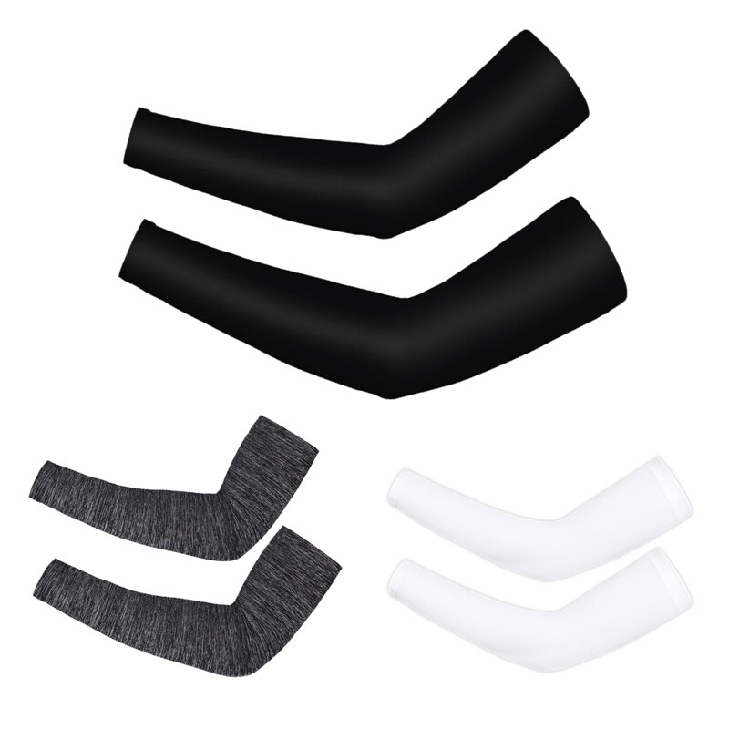 1 Pair Sports Arm Sleeve Basketball Volleyball Cycling Arm Warmer Summer Running UV Protection Sunscreen Arm Sleeves