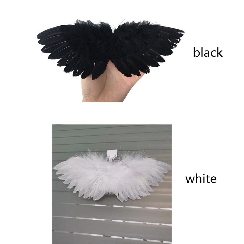 Easter Wing Props Hanging Ornements Valentines Day Mini Feather Angel Wing Doll Clothes Wing