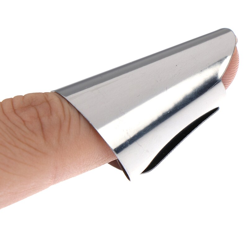 Kitchen Cutting Protection Tools Stainless Steel Finger Protectors Peanut Sheller Vegetable Nuts Peeling Finger Guard