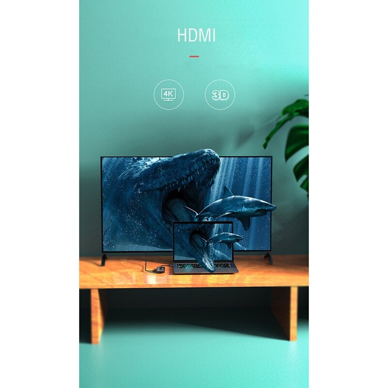 USB 3,1 Docking Bahnhof mit Festplatte Kasten, unterstützung M.2NGFF fest Zustand Festplatte mit PD Schnelle Ladung-/RJ45/HDMI Schnittstelle