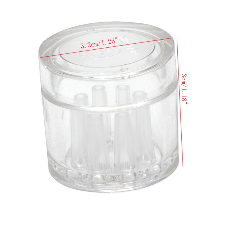 8 Holes Transparent Plastic Aquarium Tank Catcher Trap Tube Trapper for Planaria Worm Leech Fish Tank Supplies