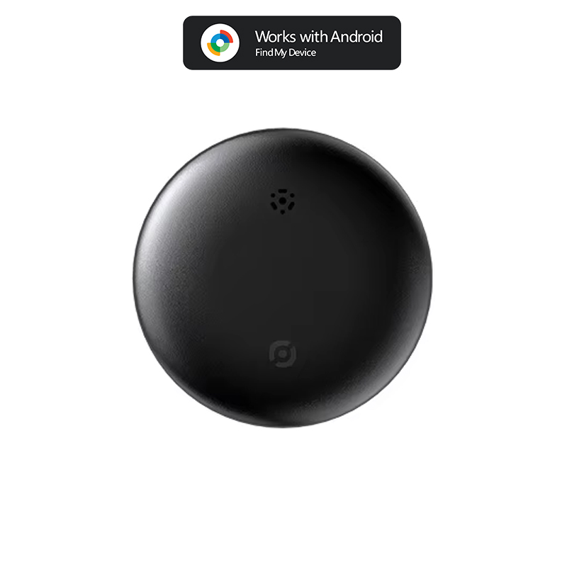 Mini-Tracker Bluetooth Google Find My Device Tragbarer Ortungsgerät Schlüsselverlustprävention IP67 Wasserdichte Geräte nur für Android: Rot
