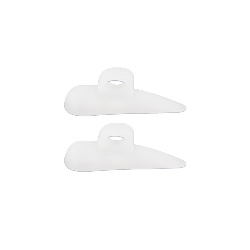 Pexmen 2/4 Stuks Gel Hamer Teen Straightener Corrector Teen Afscheiders Teen Rechttrekken Kussen Voor Mallet En Overlaping Tenen: Light Grey