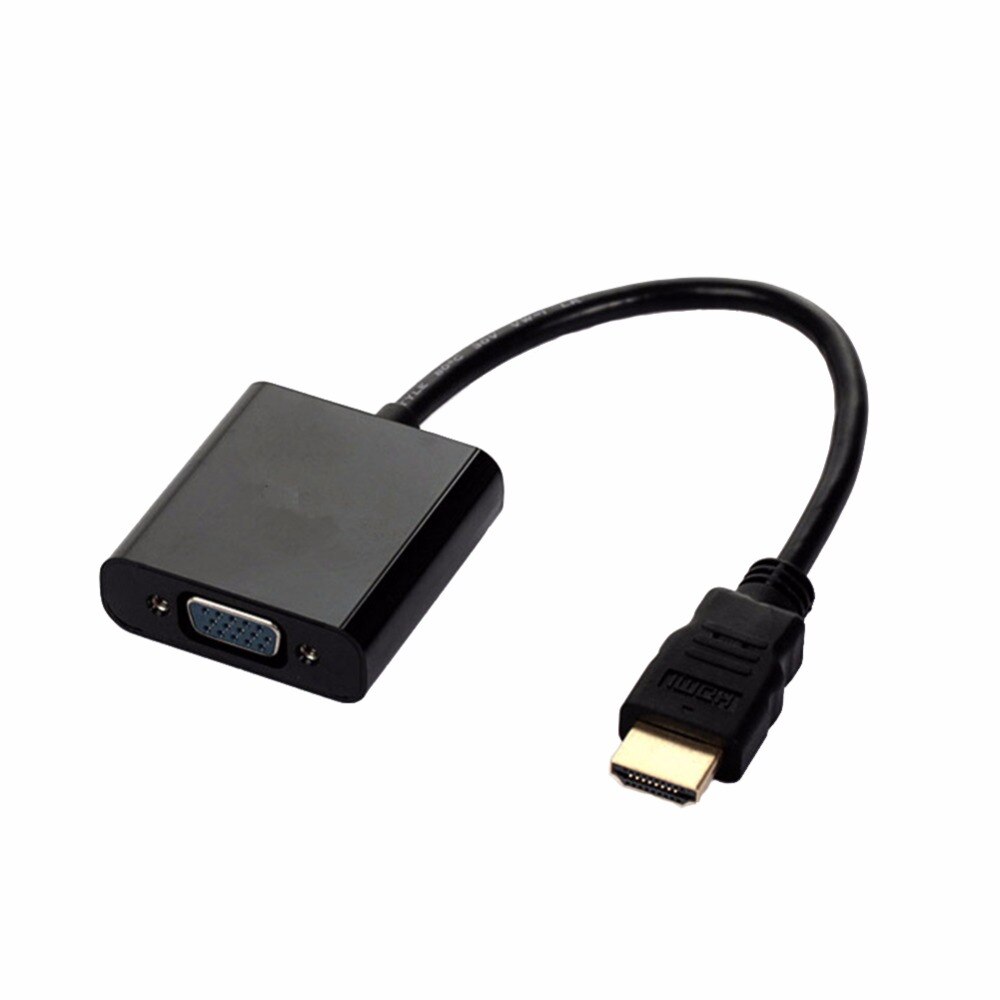 Hdmi Naar Vga Adapter Male Naar Famale Converter Adapter 1080P Digitale Naar Analoge Video Audio Voor Pc laptop Tablet