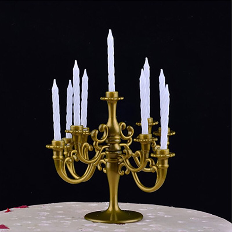 Candles and Candlestick Birthday Party Cake Candle Holders Toppers Decor: BZ