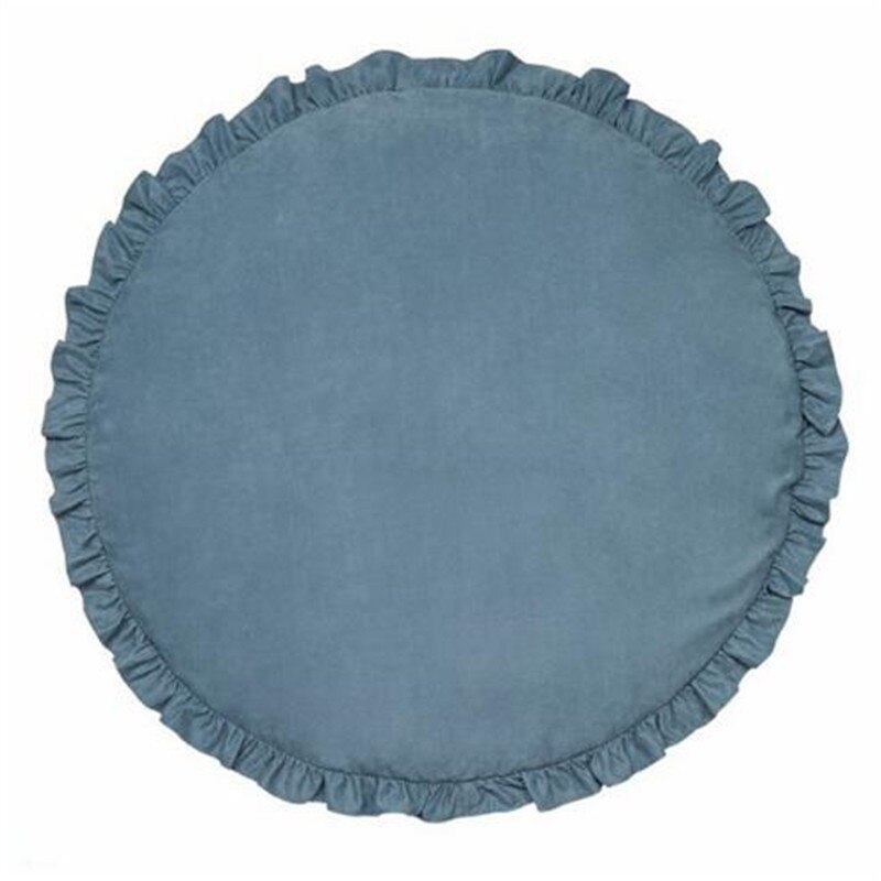 Baby Baumwolle Runde playmat foto requisiten Kleinkind freundlicher spiel Teppich freundlicher Zimmer dekorative matten: hell Grün