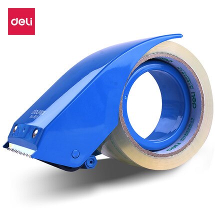 Deli 801 – distributeur de bande adhésive, appareil de distribution de bande adhésive, Machine d&#39;emballage de bande dessinée: Bleu