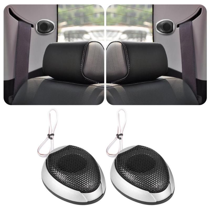 1 par negro plateado coche Tweeter altavoces 1000W 4 ohmios súper potencia 98dB Auto Audio altavoces de alto rendimiento