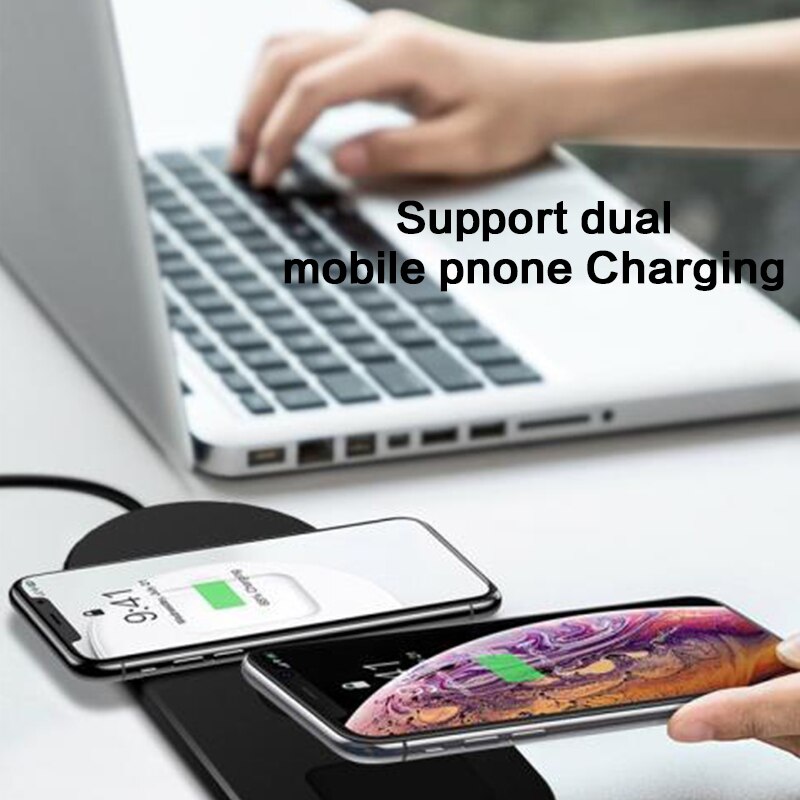 3 In 1 Wireless Charger Induction Charging Pad For IPhone 11 X XS Max XR Airpods Pro Apple Watch 5 4 Charge Docking Station