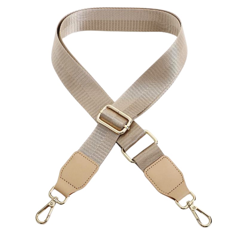 Cinturón ajustable para bolso cruzado, correa de hombro de poliéster tejido, Asa Simple de Color sólido