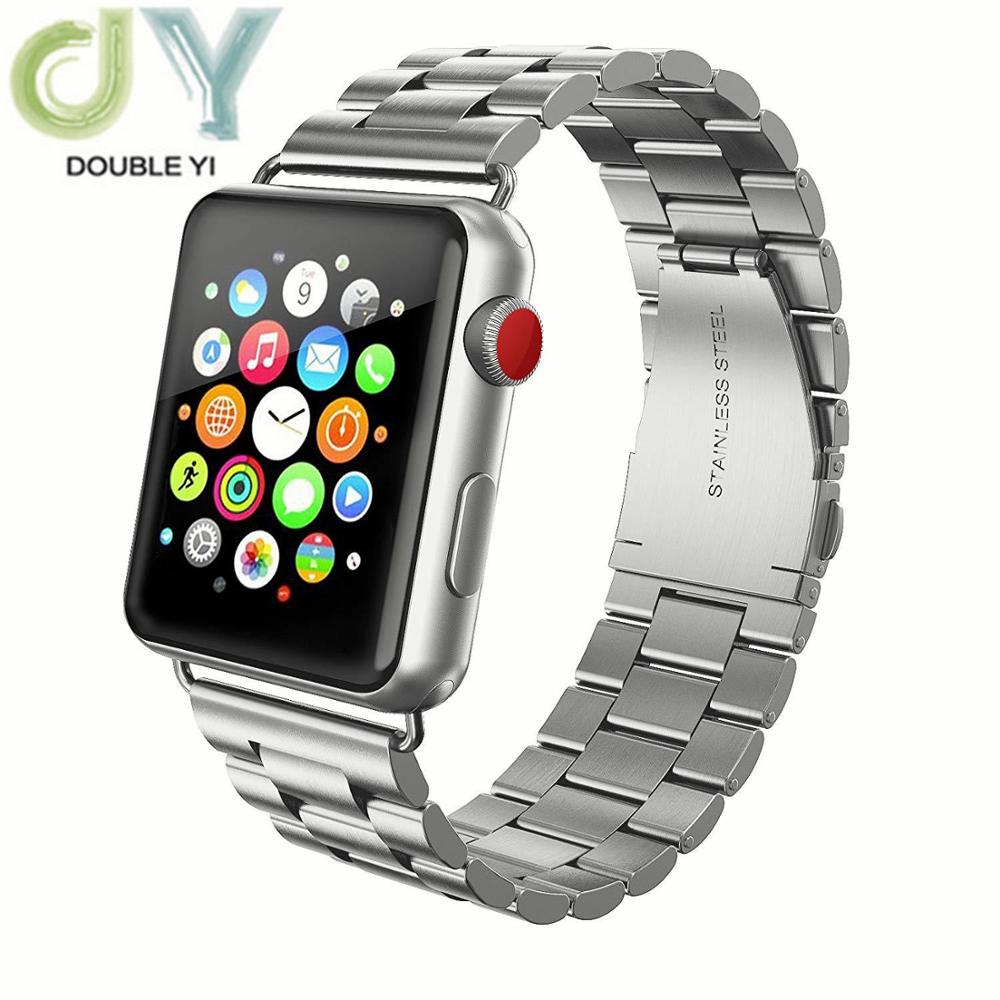 Metalen Rvs Strap Voor Apple Horloge 42Mm 38Mm 1/2/3/4 Metalen Horlogeband Armband Band voor Iwatch Serie 4 5 44Mm 40Mm
