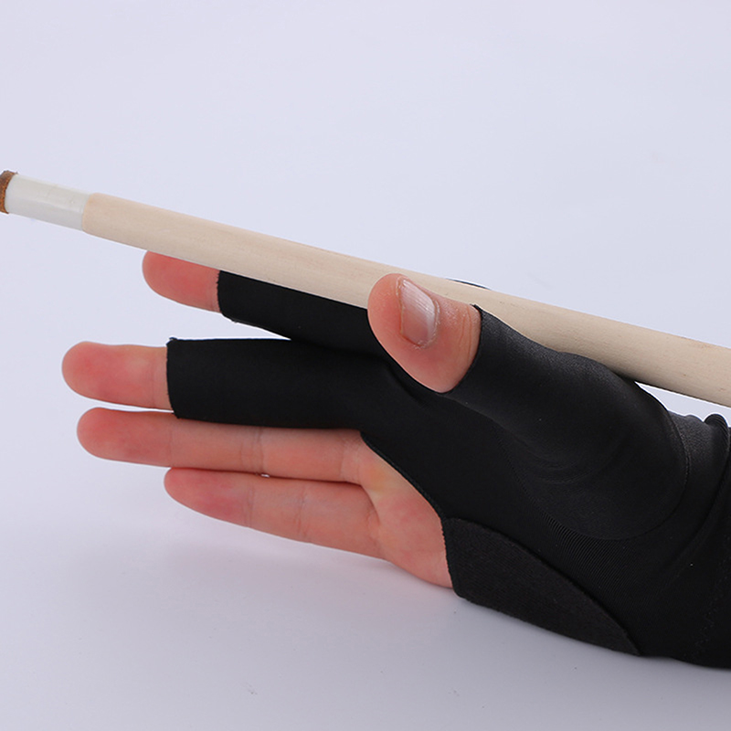 1 Pc Biljart Handschoenen Open Vinger Handschoenen Antislip 3 Vinger Snooker Handschoen Ademend Biljart Sport Accessoires