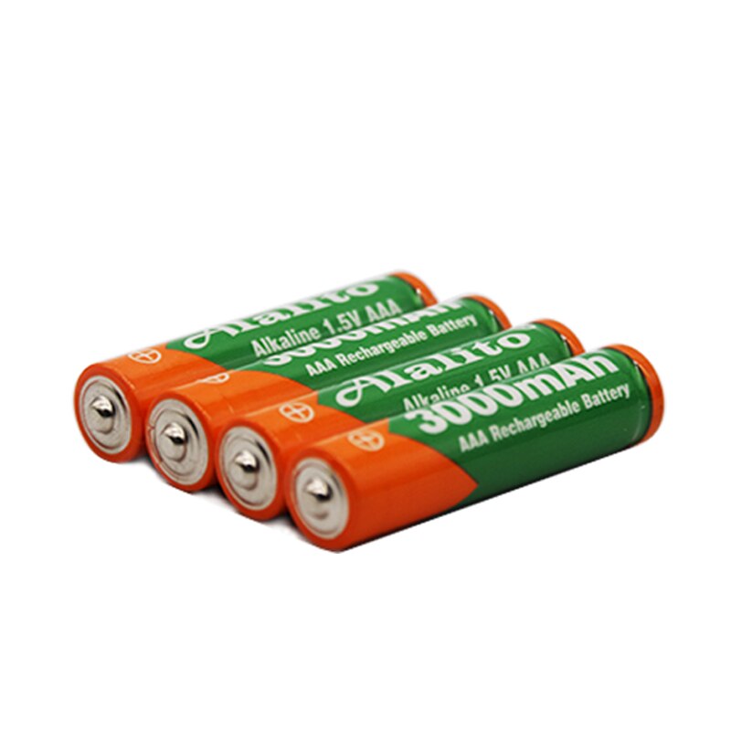 4-50 stks/partij AAA Batterij 3000mah 1.5V Alkaline AAA oplaadbare batterij voor Afstandsbediening Speelgoed licht batterij