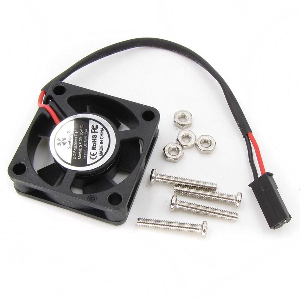 DC 5V 3010 Cooling Fan for Raspberry PI 3 Model B Cooler Fan radiator fan for Raspberry PI 2 Model B and Model B+