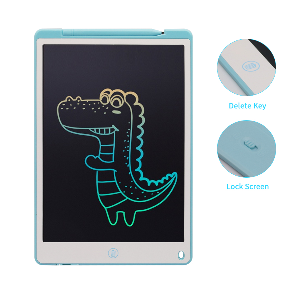 TISHRIC 12 Unch Tablet Graphics Tablet Rainbow Color With Lock Electronics Children&#39;s Tablet Drawing Tablet Tablet With Pen