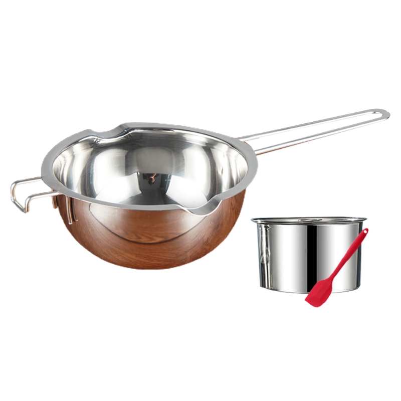 Stainless Steel Double Boiler Pots Chocolates Melting Pots Soap Candle Candy Making Gadgets Kit Melting Heat Proof Bowls
