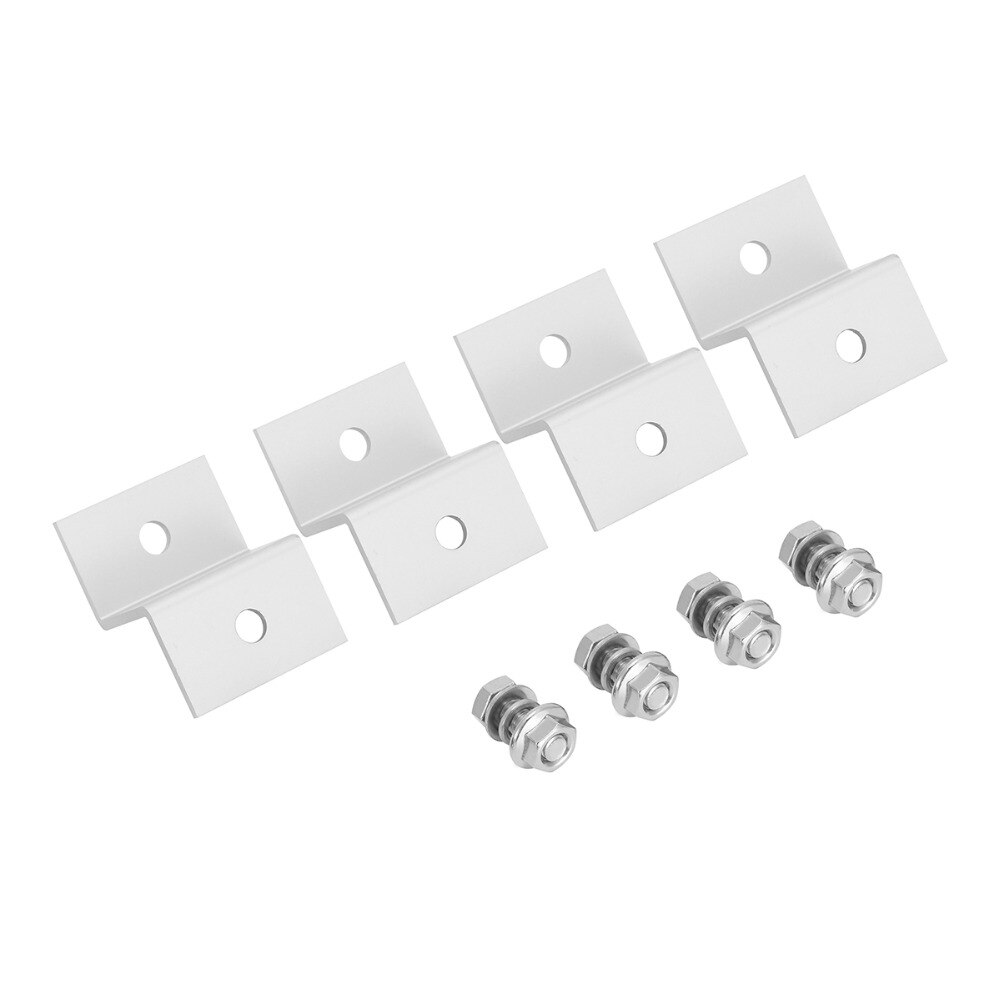 4 Stks/set Z Stijl Zonnepaneel Montagebeugels Sets Voor Rv Boot Off Grid Aluminium