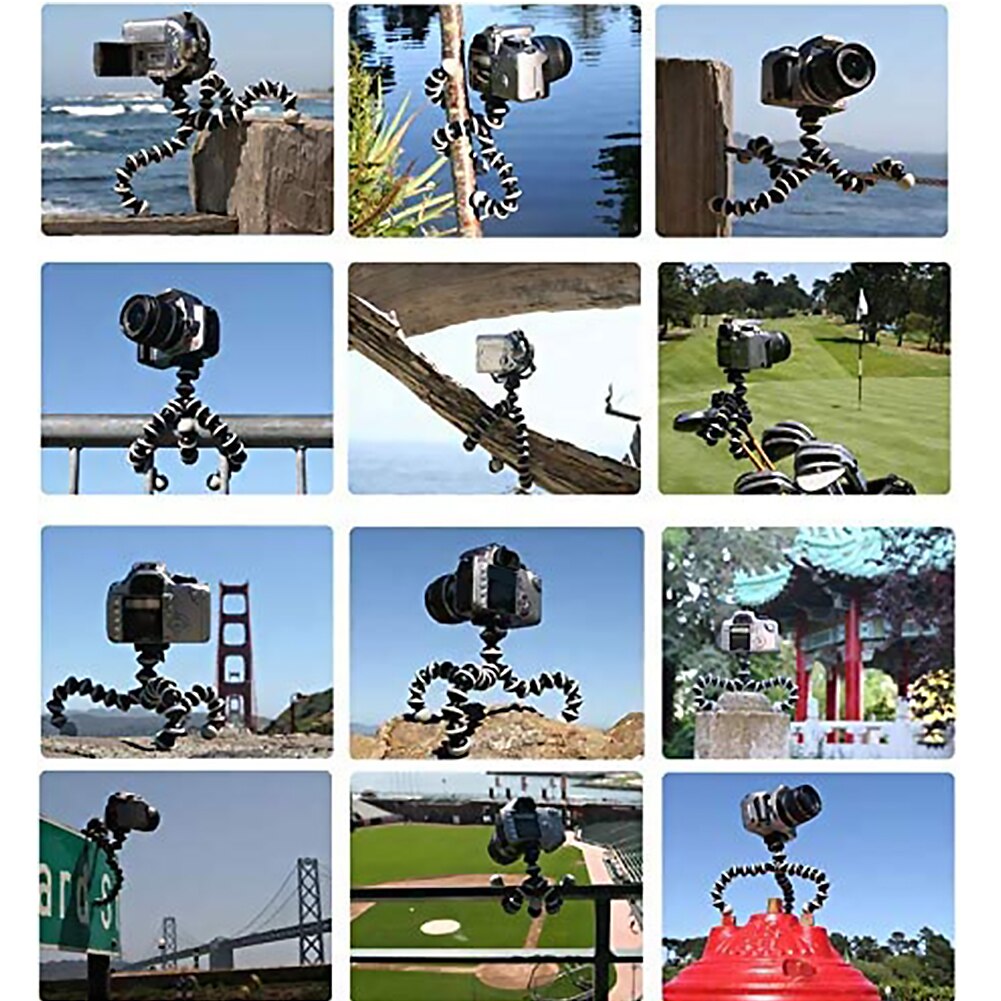 Universal Smartphone Sports Camera Stand Mini Octopus Tripod Holder With Clip Mobile Phone Tripod Gorillapod For iPhone huawei