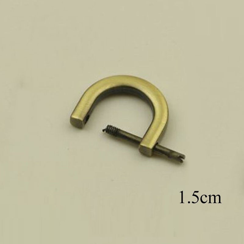 Di modo 1.2/1.5 CENTIMETRI in Metallo Staccabile aprire Vite di Chiusura del Sacchetto Della Cinghia Della Cinghia D Anello Fibbia FAI DA TE Accessori del Sacchetto del Metallo hange Sacchetto Della Borsa Anello: ancient sweep 1.5cm