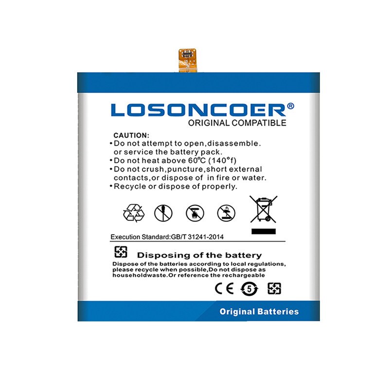 LOSONCOER BM62 BM 62 Replacement Phone Battery For Xiaomi Pad 3 Mipad 3 Pad3 Mipad3 MEC91 BM62 Smart Phone Batteries free tools