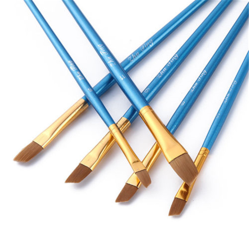 12pcs/set Artist Paint Brushes Set Acrylic Oil Watercolour Painting Craft Art Model Paint By Number Pen Brushes