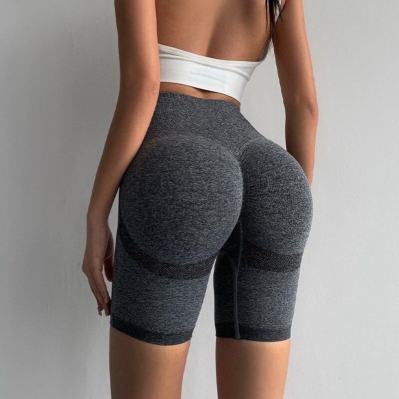 Soisou Nylon Shorts Gym Yoga Hosen Leggings Frauen Sport Radsport Shorts Fitness hohe Taille Push-up Damen bekleidung 10 Farben
